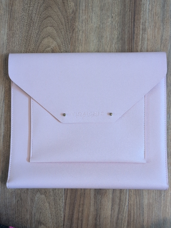 Handbags - 12x12 Vida Chic Pink Envelope Clutch Folio